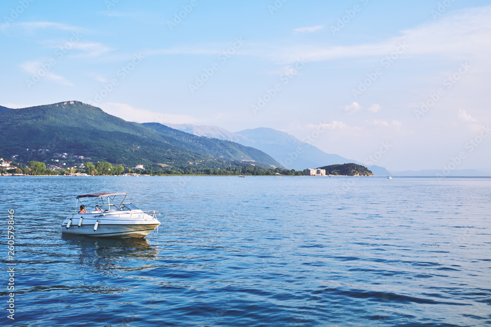 Beautiful view of Lake Ohrid, Macedonia Beautiful view of Lake Ohrid, Macedonia
