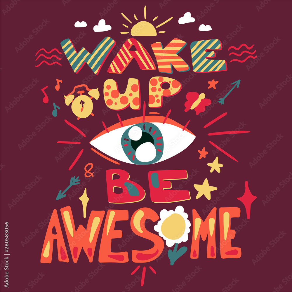 Obraz premium Inspirational poster template