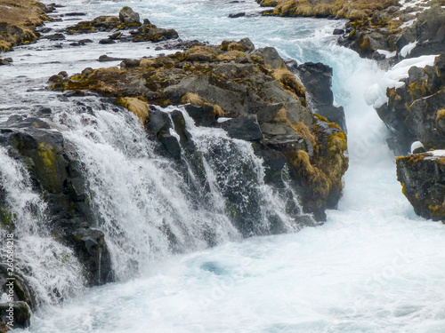 Bruarfoss waterfall Iceland