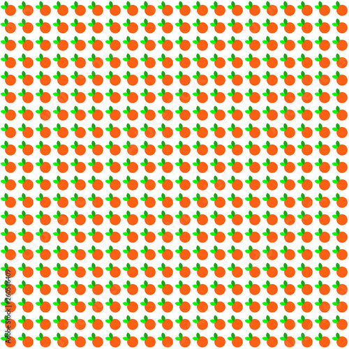 pattern con frutta isolata su sfondo bianco