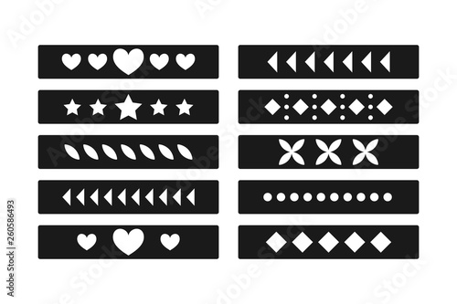 Patterned bracelet template. Template for hand made leather bracelet. Fashion jewelry accessory. Jewelry making.