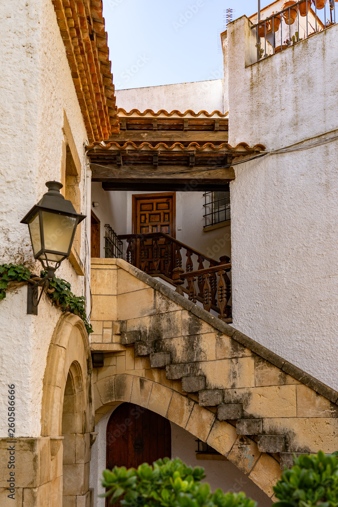 Village of Roc de Sant Gaieta in Tarragona, Catalonia, Spain