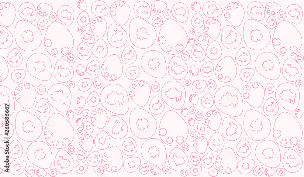 Easter Pattern pink white. Easter Pattern pink white.