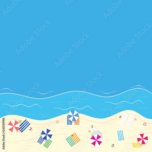 beach vector illustration