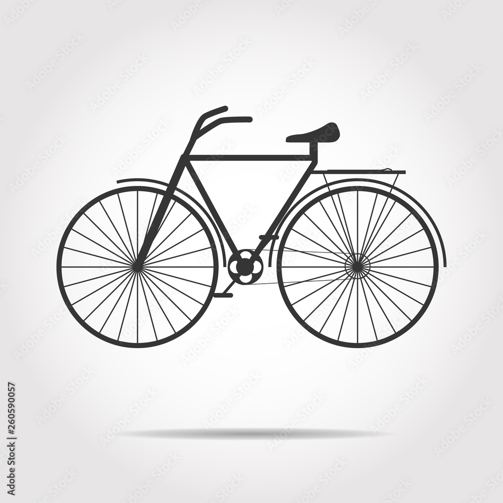Fototapeta premium Bicycle icon Vector Illustration