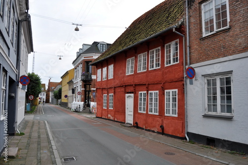 Street in Helsingor, Denmark