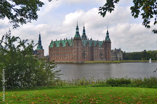 A view of Frederiksborg castle, Denmark