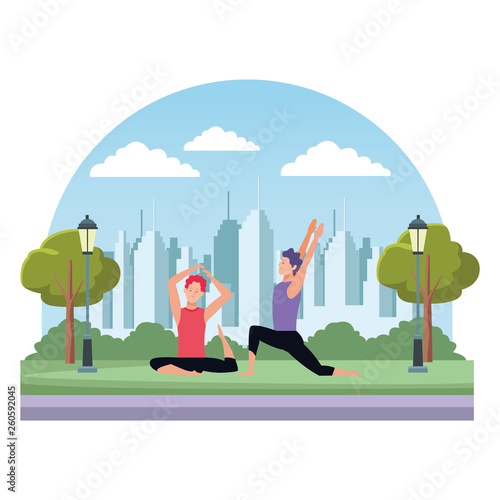 men yoga poses