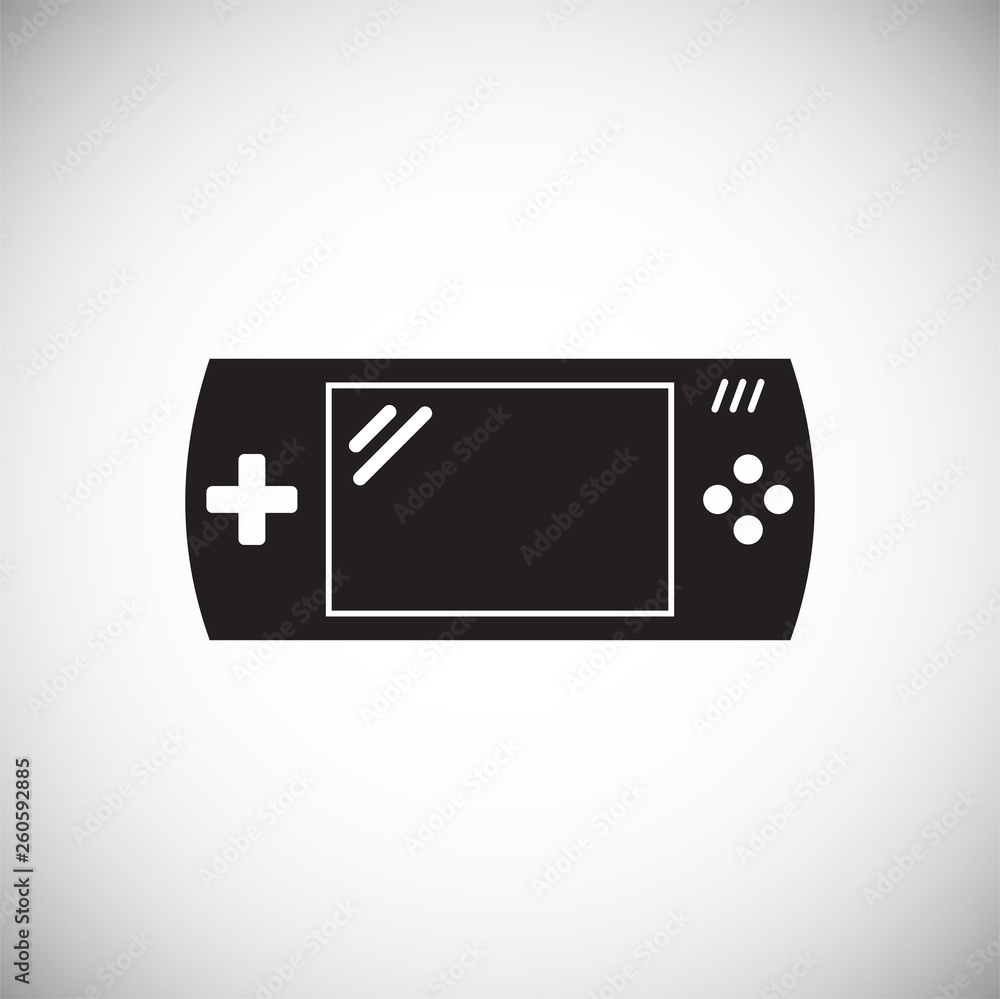 Gaming icon on background for graphic and web design. Simple vector sign. Internet concept symbol for website button or mobile app.