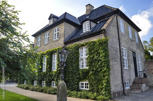 Canvas Print House in a park in Copenhagen, Denmark