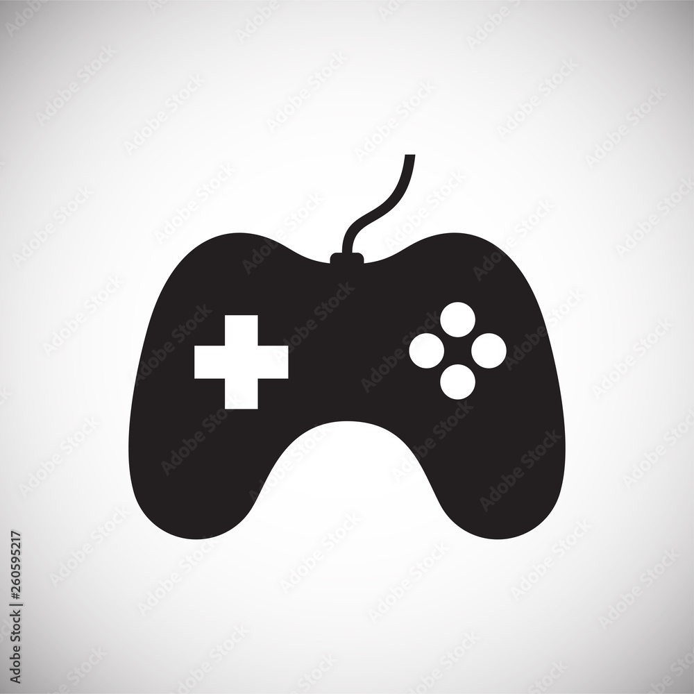 Gaming icon on background for graphic and web design. Simple vector sign. Internet concept symbol for website button or mobile app. Gaming icon on background for graphic and web design. Simple vector sign. Internet concept symbol for website button or mobile app.