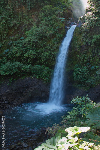 Waterfall La Paz in Costa Rica