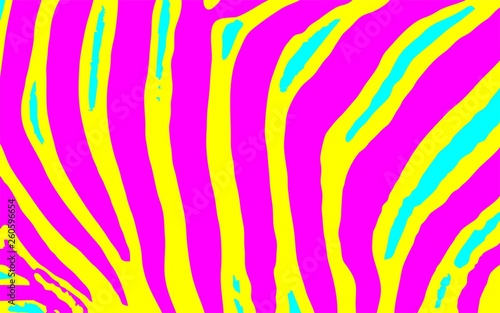 Zebra Animal Print Colored