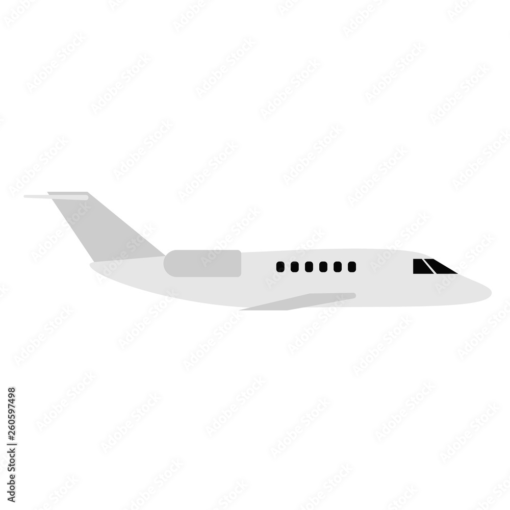 Obraz premium Plane flat illustration