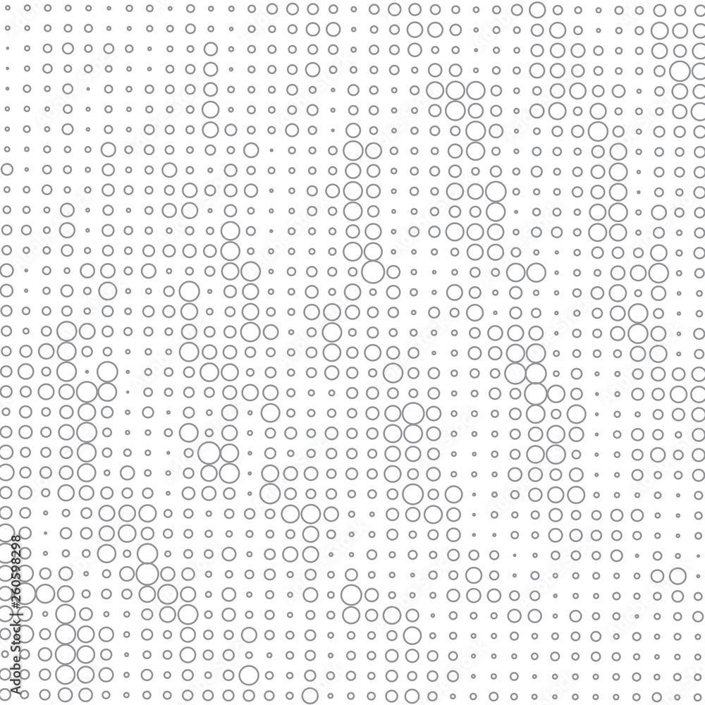Gray bubbles on white background Gray bubbles on white background