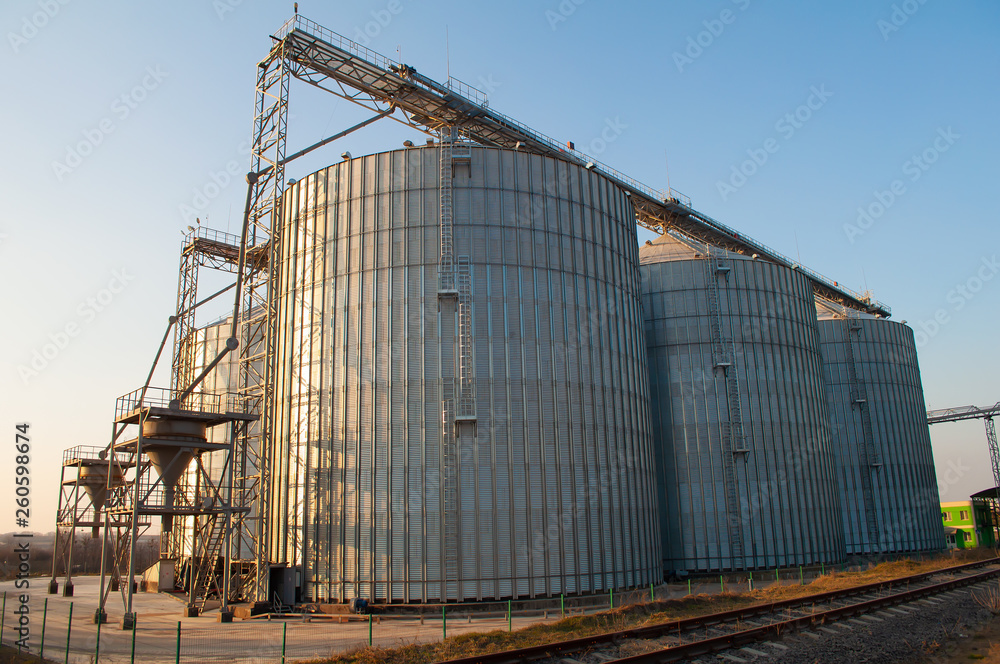 Industrial grain storage, elevators for technological processing and preservation of grain crops Industrial grain storage, elevators for technological processing and preservation of grain crops
