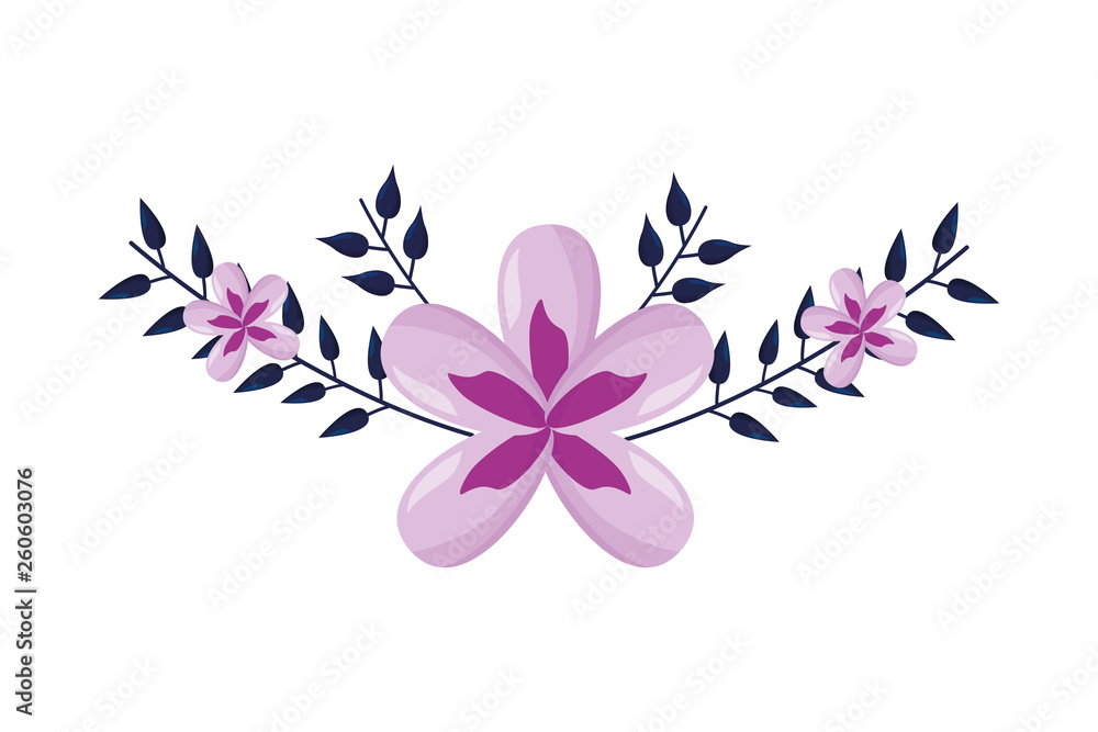 Fototapeta premium flowers leaves foliage