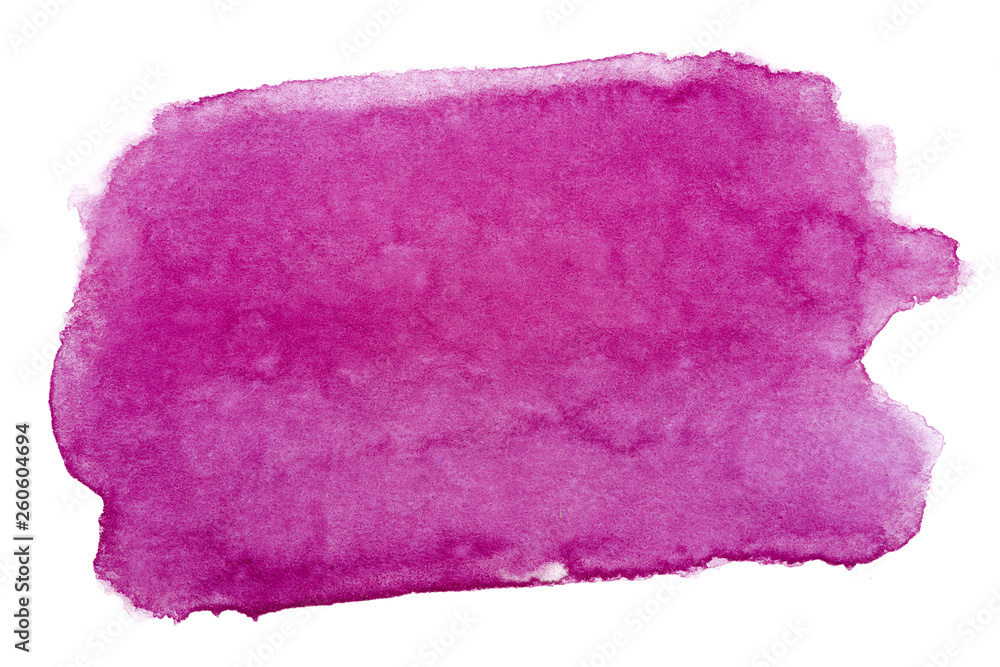 Watercolor stain on white background isolated. Element with paint and watercolor paper texture. Background for design of postcards and print. Watercolor stain on white background isolated. Element with paint and watercolor paper texture. Background for design of postcards and print.