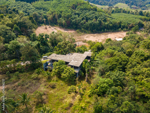 Unknown abandoned building on the Koh Chang island, Thailand