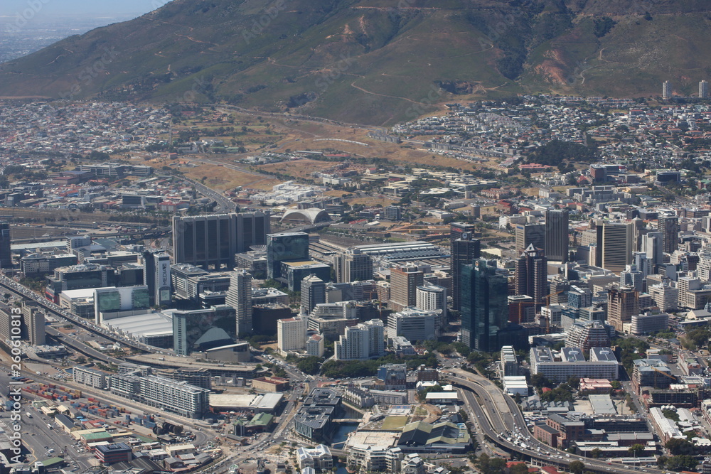 Fototapeta premium Kapstadt Luftaufnahme