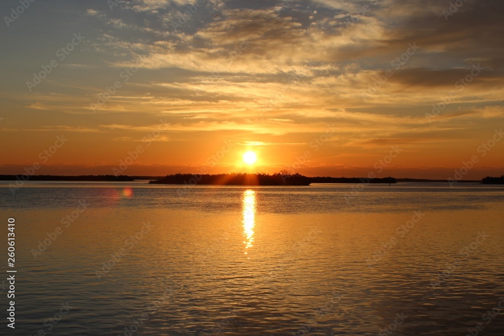 Obraz premium sunset on the sea