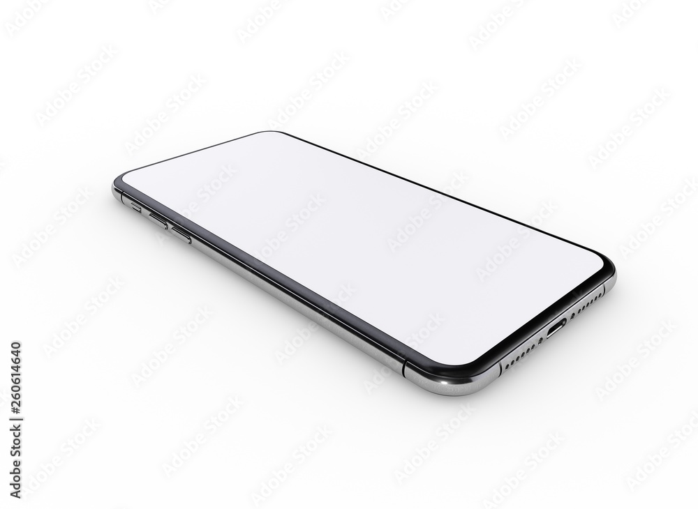 New realistic mobile phone smartphone mockup with blank screen. New realistic mobile phone smartphone mockup with blank screen.
