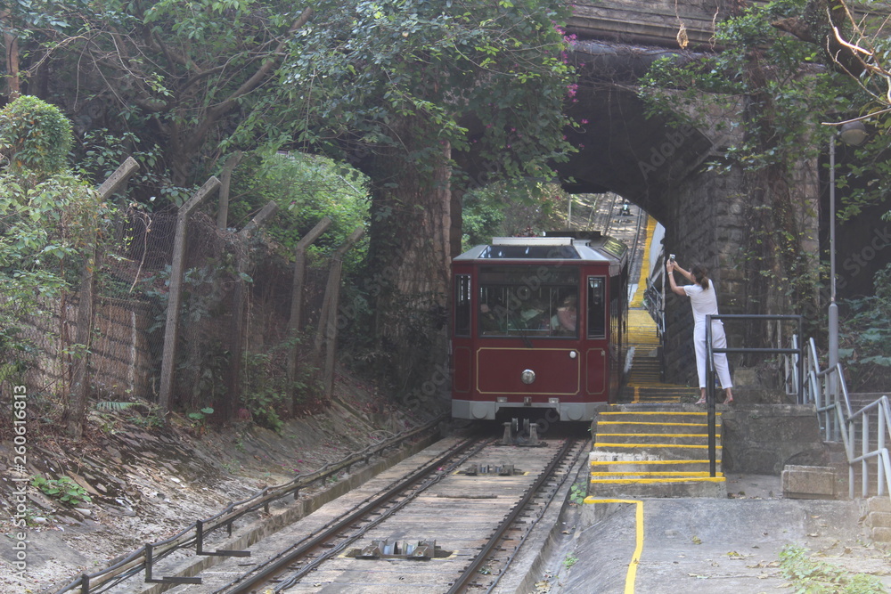 Fototapeta premium Hong Kong Peak Tram