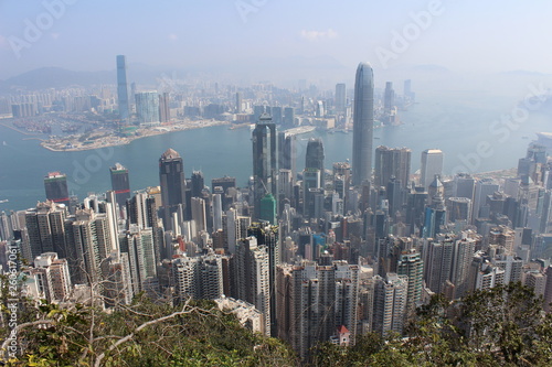 Wallpaper Mural Hong Kong Skyline Peak Aussicht Torontodigital.ca