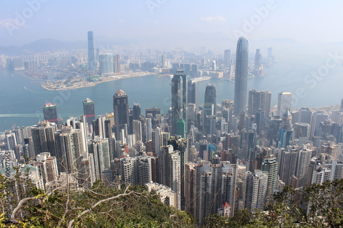 Hong Kong Skyline Peak Aussicht