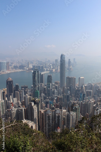 Hong Kong Skyline Peak Aussicht