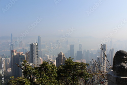 Hong Kong Skyline Peak Aussicht