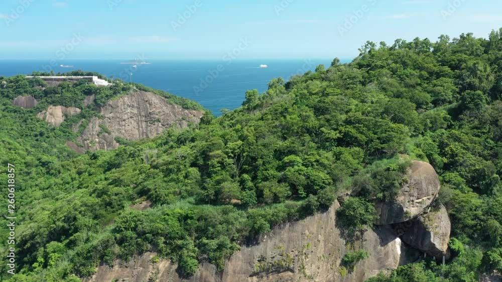 Aerial view of cityscape of Rio de Janeiro, famous seaside city in Brazil - landscape of South America from above Aerial view of cityscape of Rio de Janeiro, famous seaside city in Brazil - landscape of South America from above
