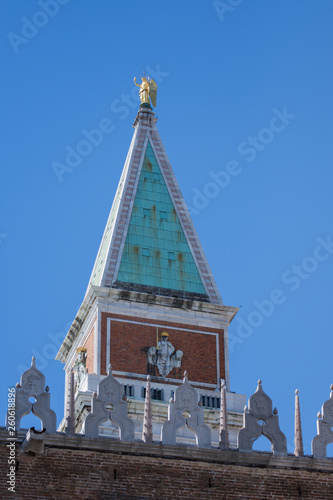 Campanila bell tower at piazza San Marco in Venice,Italy,2019 photo