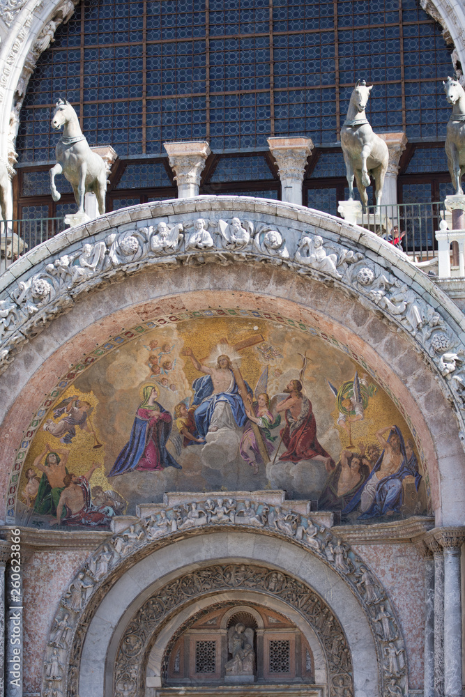 Obraz premium Basilica di San Marco, Piazza San Marco, Venice, Italy,march ,2019