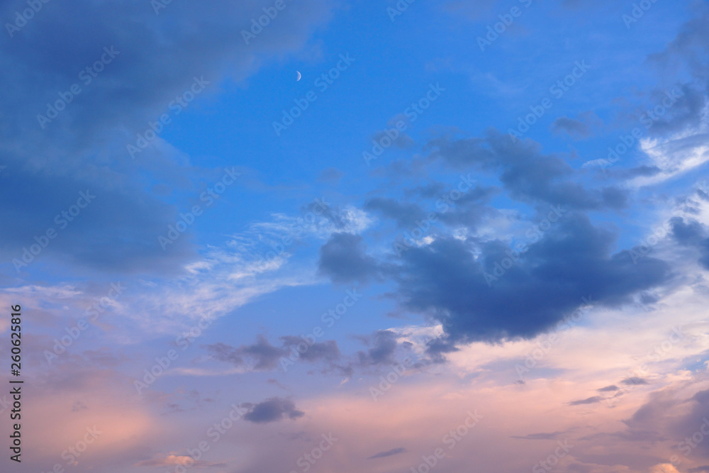 Heavenly landscape. Clouds illuminated by the sunset. Abstract natural background. Heavenly landscape. Clouds illuminated by the sunset. Abstract natural background.
