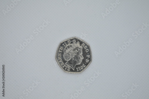 coin on white background