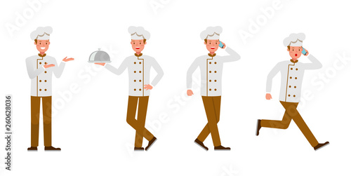 Chef character vector design