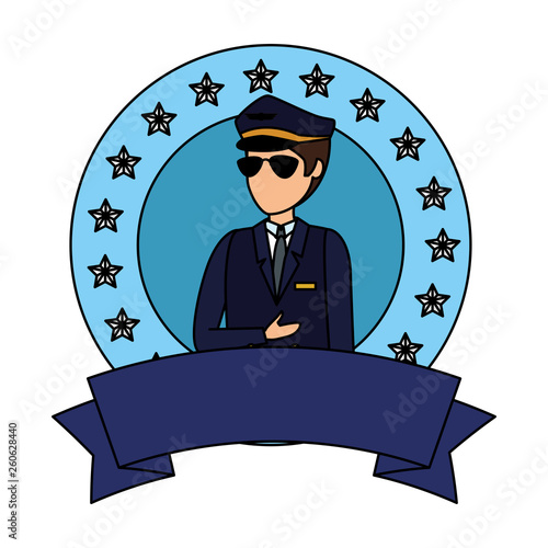 aviation pilot avatar character