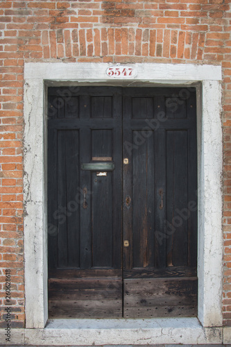 The door of an venetian house,Italy,Venetia,Venice,2019