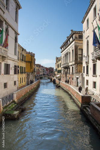 Venice Bridges and channels in Venice, Italy, march, 2019 © Laurenx