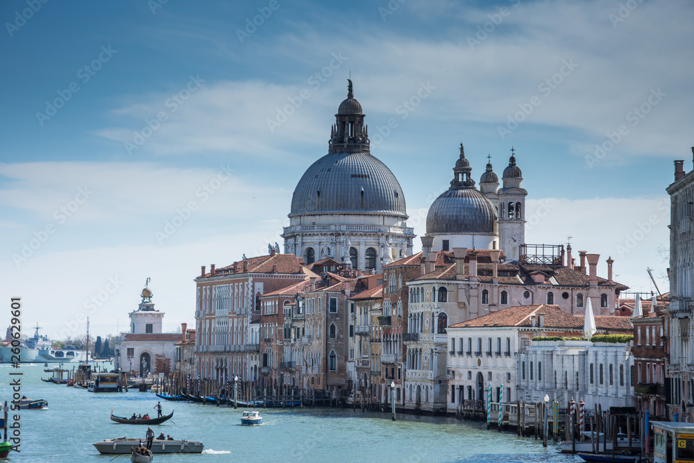 Canal Grande and Basilica Santa Maria della Salute, Venice, Italy ,2019 