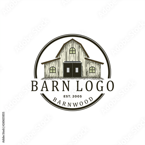 logo design for barn wood