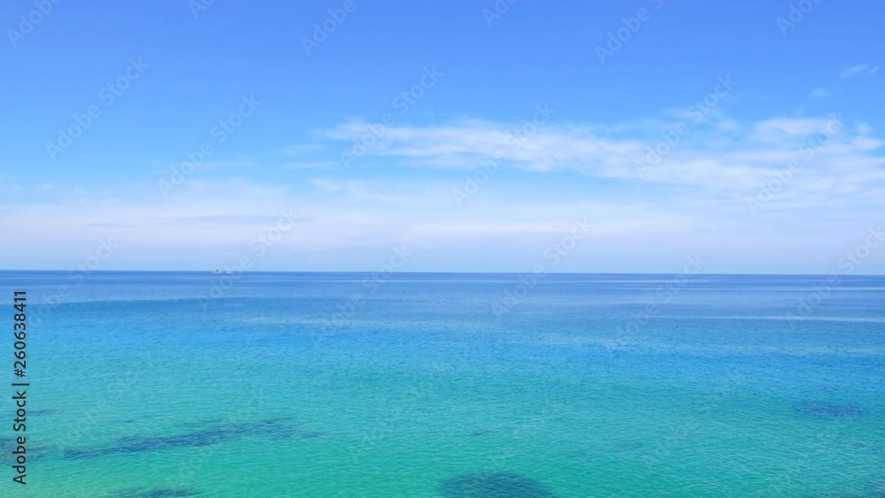 Amazing view of clear turquoise sea with underwater structure visible below the surface. Shades of blue in a South Pacific island paradise. Calm, relaxing setting with no people and gentle motion. Amazing view of clear turquoise sea with underwater structure visible below the surface. Shades of blue in a South Pacific island paradise. Calm, relaxing setting with no people and gentle motion.