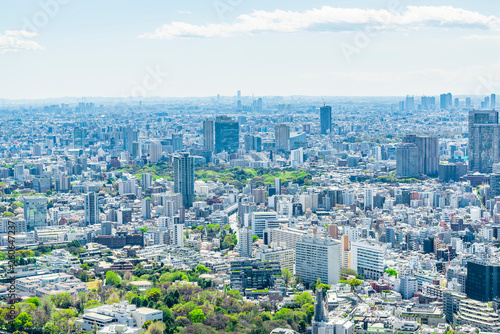 Wallpaper Mural 春の東京風景 Tokyo city skyline , Japan Torontodigital.ca