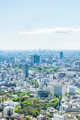 春の東京風景 Tokyo city skyline , Japan