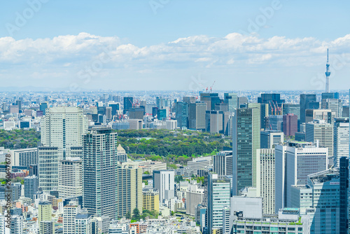 春の東京風景 Tokyo city skyline , Japan © kurosuke
