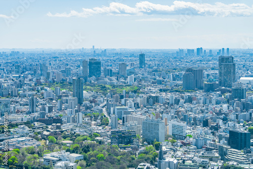 Wallpaper Mural 春の東京風景 Tokyo city skyline , Japan Torontodigital.ca