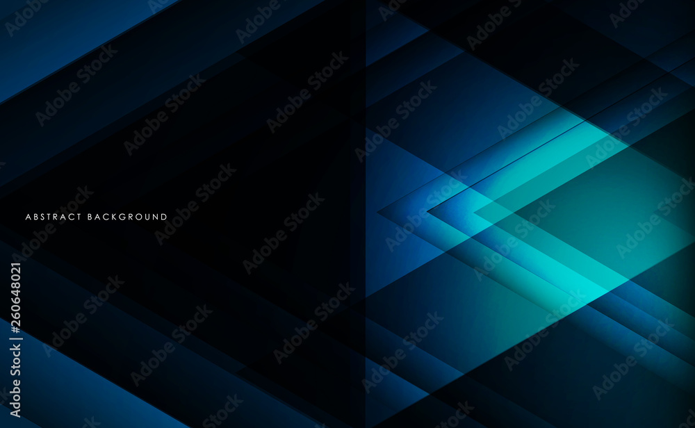 Obraz premium Abstract blue geometric strip pattern background. 