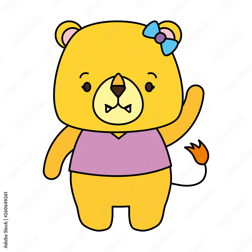 Fototapeta premium cute animal cartoon