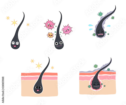 Dirty hair, healthy hair - expression show